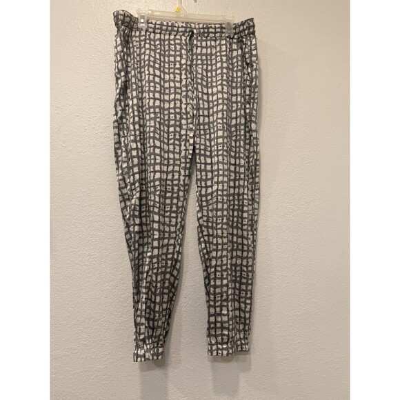 Pete & Greta  Johnny  Was Latiyu Silk Jogger Sz Large - Picture 1 of 6